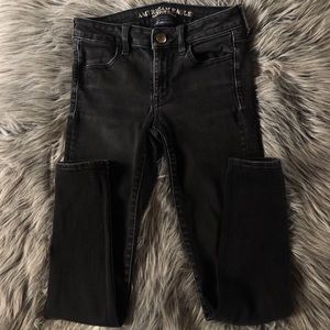 American Eagle Black SuperStretch Jeans